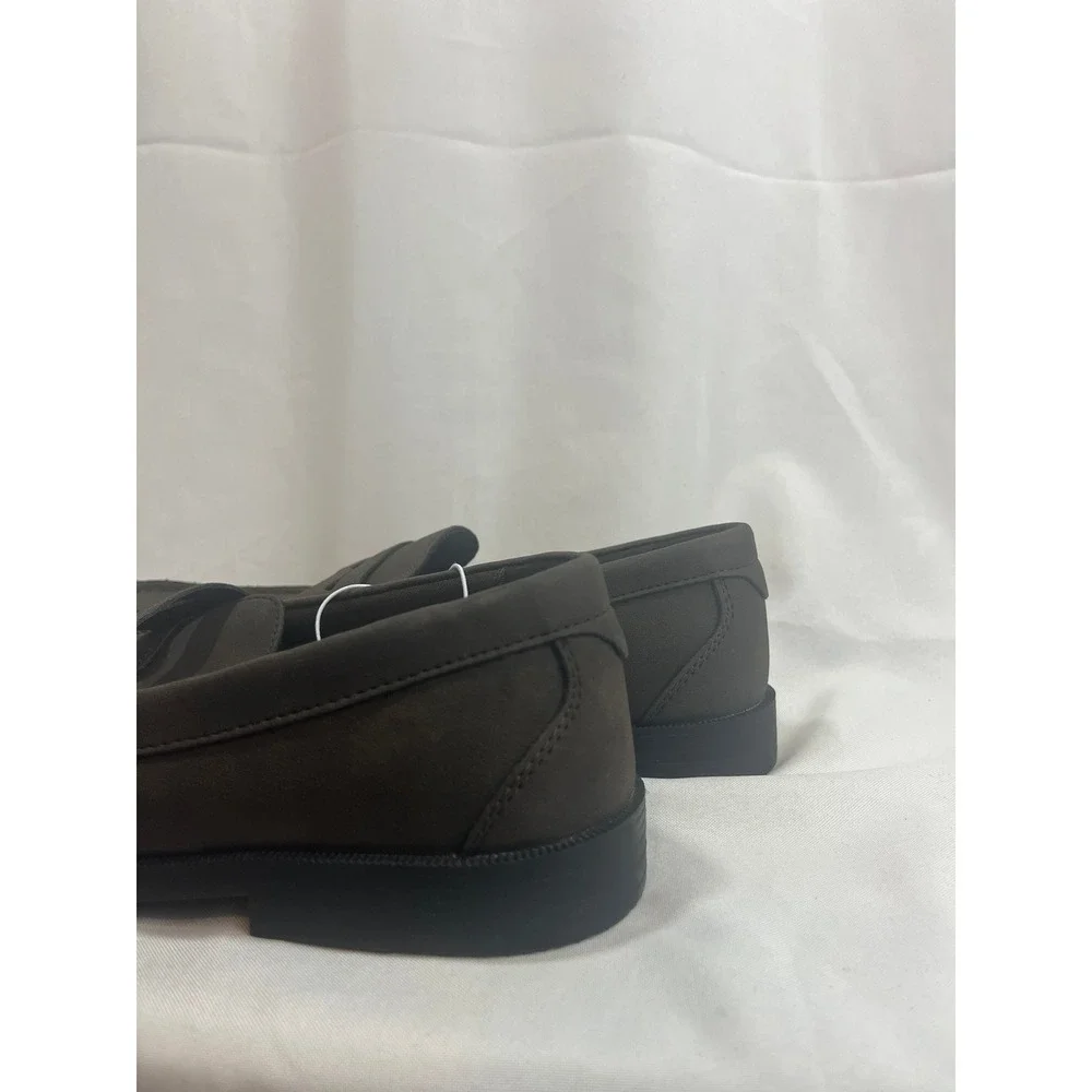 Goodfellow & Co Mens Penny Loafers Dark Brown Slip‎ On Dress Shoes Size 11 NEW